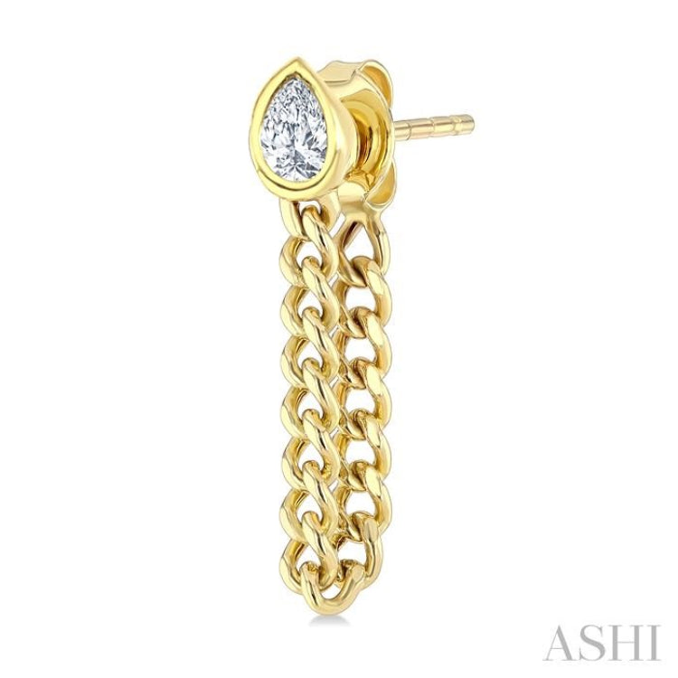 .30CTPRDM BEZEL CURB LINK ER YG 14K-G*