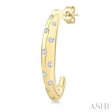 .20CTRDDM MOSAIC HALF HOOP ER YG 10K-G*