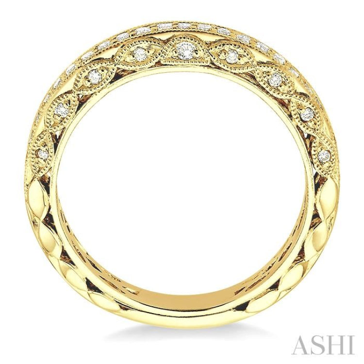 3/8 Ctw Diamond Matching Wedding Band in 14K Yellow Gold