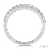 1/2 ctw Round Cut Diamond Wedding Band in 14K White Gold