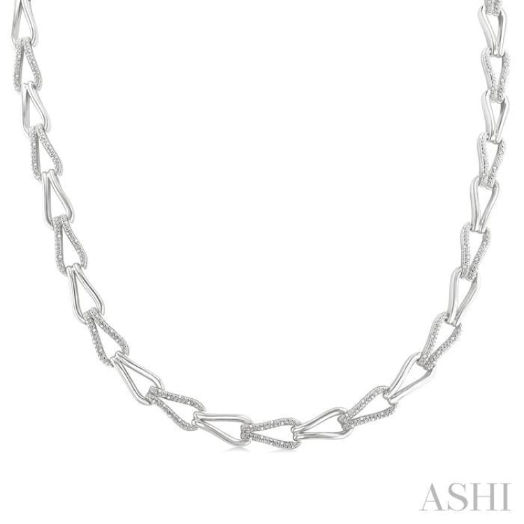 .25CTRDDM BOLD KNOT OPEN LINK NK SL-S