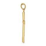 14k Polished Cross Pendant