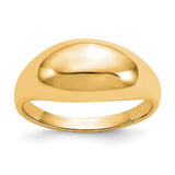 14k Polished Dome Ring