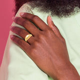 14k Polished Dome Ring
