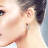 1/50 ctw Single Cut Diamond Fashion Earrings in Sterling Silver
