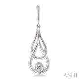 1/50 ctw Single Cut Diamond Fashion Earrings in Sterling Silver