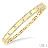 1.0CTRDDM SINGL STONE BEZEL BG YG 14K-G*