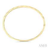 .33CTRDDM GEOMETRIC SHPE BANGLE YG10K-G*