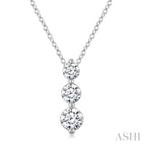 .50CTRDDM 3STONE SNOWMAN PD WG 14K-G+CH*