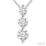 .25CTRDDM 3STONE SNOWMAN PD WG 14K-G+CH*