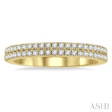 1/3 ctw Round Cut Diamond Wedding Band in 14K Yellow Gold