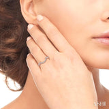 1/3 Ctw Round Cut Diamond Wedding Band in 14K Rose Gold