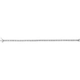 14K White Gold 5 CTW Natural Diamond Line 7 1/4" Bracelet