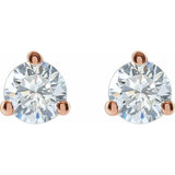 14K Rose Gold 1/5 CTW Lab-Grown Diamond Stud Earrings