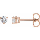 14K Rose Gold 1/3 CTW Natural Diamond Earrings