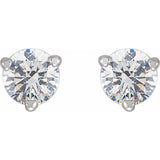 14K White Gold 1/3 CTW Natural Diamond Earrings
