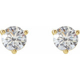 14K Yellow Gold 1/2 CTW Natural Diamond Earrings