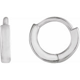 Sterling Silver Hinged 8 mm Hoop Earring