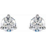 14K White Gold 1/3 CTW Lab-Grown Diamond Stud Earrings
