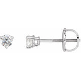 Platinum .06 CTW Natural Diamond Earrings