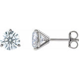 14K White Gold 2 1/2 CTW Lab-Grown Diamond Stud Earrings