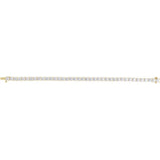 14K Yellow Gold 12 CTW Lab-Grown Diamond Line 7" Bracelet