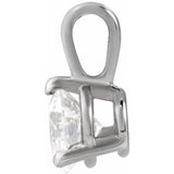 Platinum 1/3 CT Lab-Grown Diamond Pendant