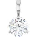 Platinum 1 CT Lab-Grown Diamond Pendant