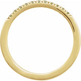 14K Yellow Gold Natural Peridot Stackable Ring