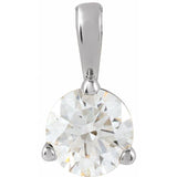 Platinum 1/3 CTW Natural Diamond Pendant