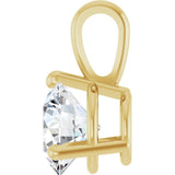 14K Yellow Gold 1/2 CTW Natural Diamond Pendant