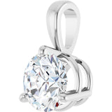 Platinum 1/2 CTW Natural Diamond Pendant