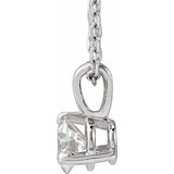 14K White Gold 1/4 CTW Lab-Grown Diamond 18" Necklace