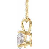 14K Yellow Gold 5/8 CTW Lab-Grown Diamond 18" Necklace