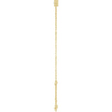 14K Yellow Gold Lab-Grown Diamond 6 1/2-7 1/2" Bracelet
