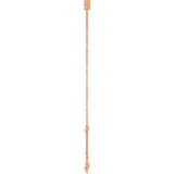 14K Rose Gold Lab-Grown Diamond 6 1/2-7 1/2" Bracelet