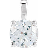 14K White Gold 1 1/4 CTW Natural Diamond Pendant