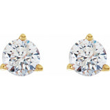 14K Yellow Gold 1/3 CTW Natural Diamond Stud Earrings