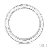 2 Ctw Channel Set Round Cut Diamond Eternity Wedding Band in 14K White Gold