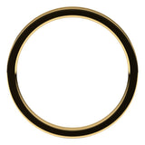 18K Yellow Gold 2 mm Flat Comfort Fit Light Band Size 4.5