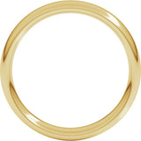 18K Yellow Gold 4 mm Comfort-Fit European-Style Band Size 10.5