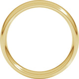 14K Yellow Gold 5 mm Comfort-Fit European-Style Band Size 14.5