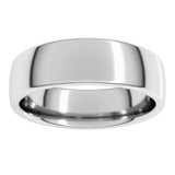 Sterling Silver 6 mm Comfort-Fit European-Style Band Size 9.5
