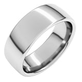 Platinum 7 mm Comfort-Fit European-Style Band Size 9.5