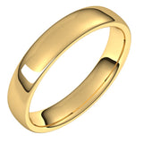 14K Yellow Gold 4.5 mm Comfort-Fit European-Style Band Size 8.5