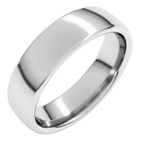 Platinum 5.5 mm Comfort-Fit European-Style Band Size 8.5