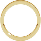 10K Yellow Gold 4.5 mm Comfort-Fit Flat Band Size 7