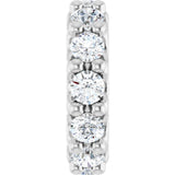 14K White Gold 1/3 CTW Lab-Grown Diamond Spacer Charm/Pendant
