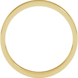 10K Yellow Gold 3 mm Flat Band Size 10