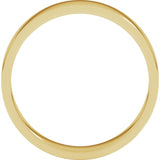 18K Yellow Gold 4 mm Flat Band Size 4